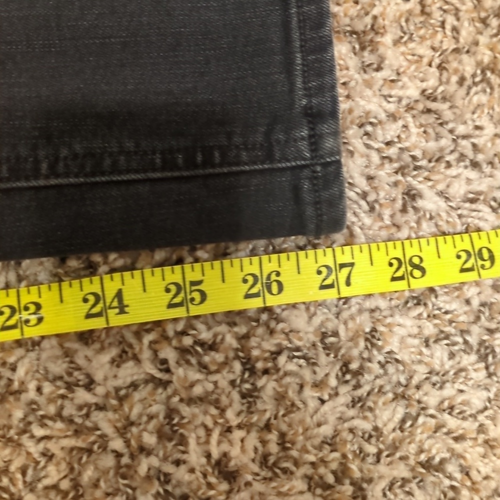 Paige Cindy endless night black high rise straight leg jeans - Picture 7 of 10